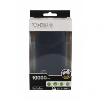 Power Bank Slim z wbudowanym kablem  10000 mAh